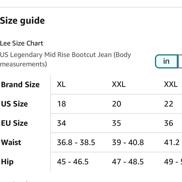 Lee Women's Plus Size Relaxed Fit Side Elastic Tapered Leg Jean black 20W long - Picture 6 of 10